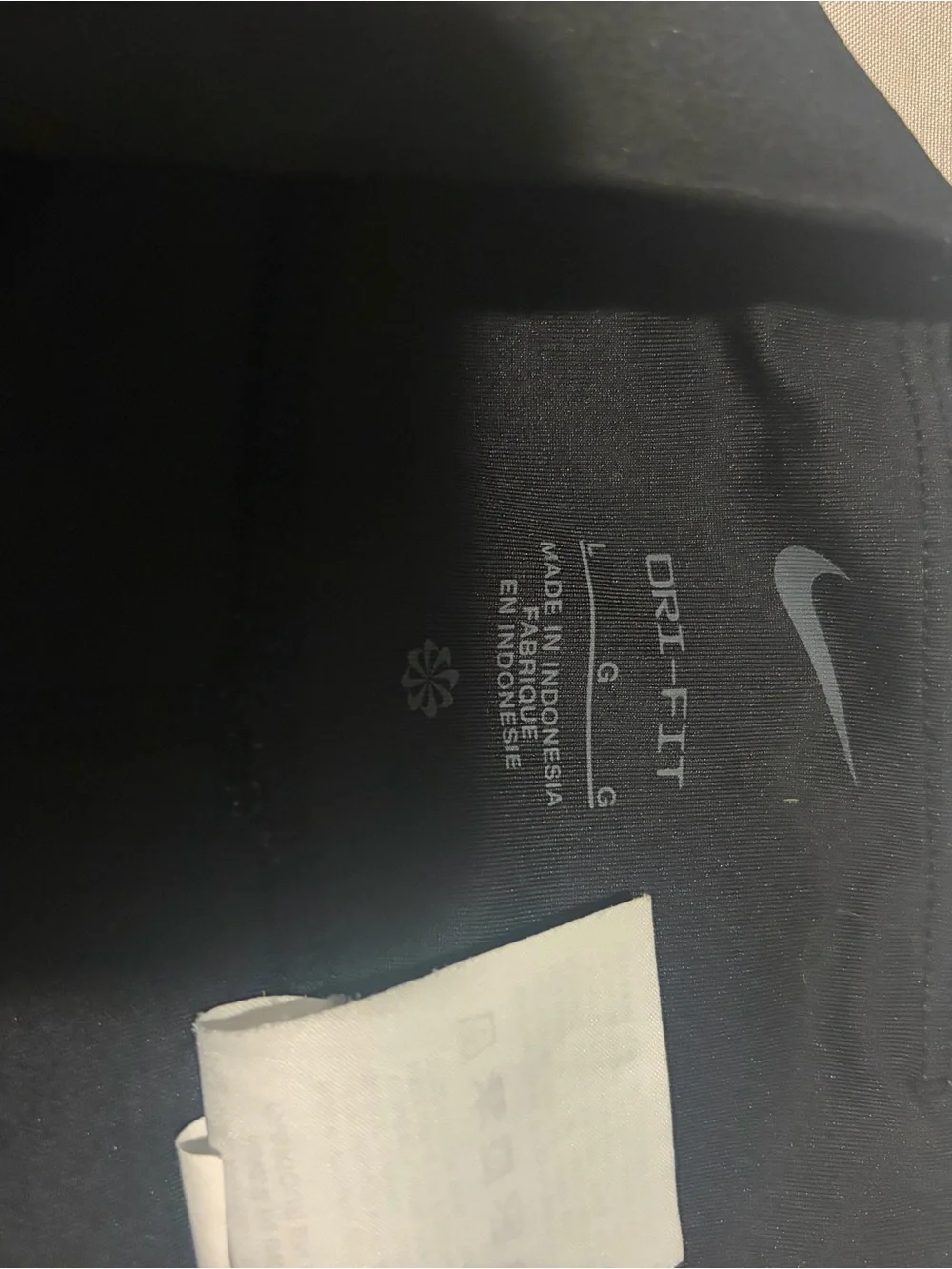 Nike Black Kids Leggings with Small White Swoosh